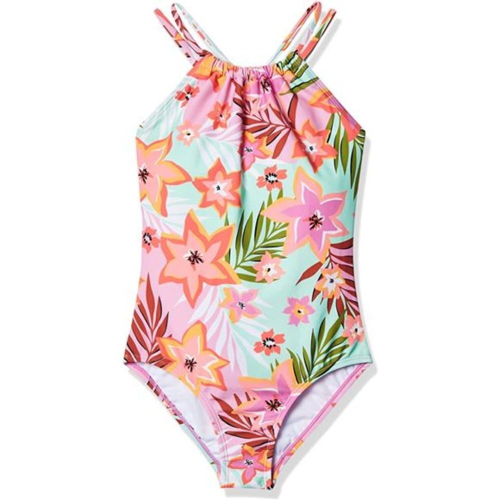 Girls' Jasmine Beach Sport Halter One Piece Swimsuit
